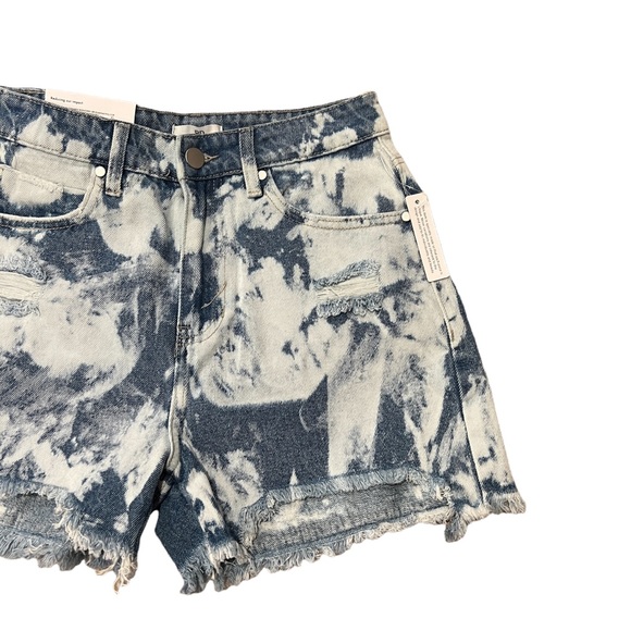 BP Ripped Nonstretch Denim Cutoff Shorts in Blue Bleached Wash (27) - Picture 5 of 10